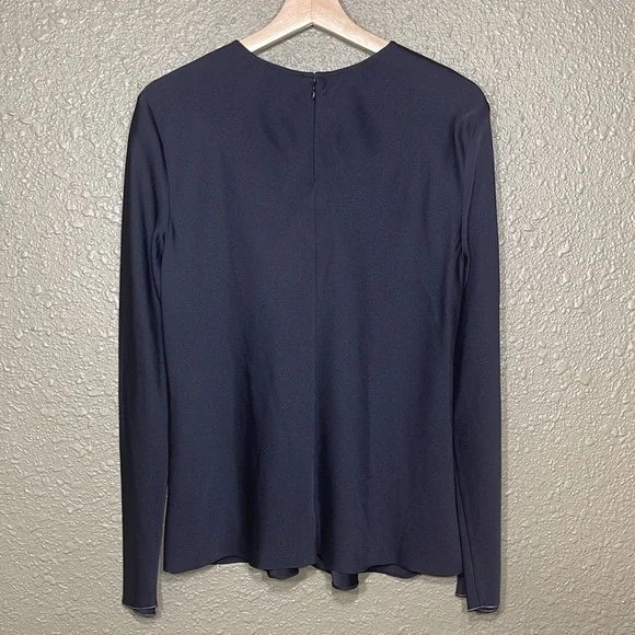 NWT DKNY SILK LONG SLEEVE TOP - Picture 7 of 13